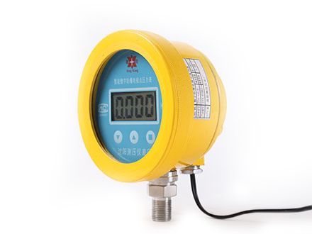 CYX-100-B 智能數顯防爆電接點壓力表
